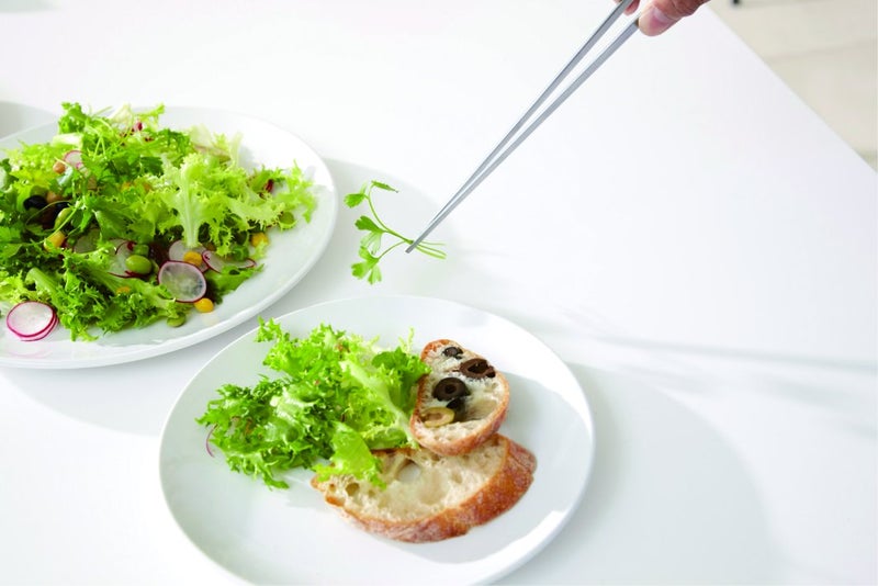 Yoshikawa EAtoCO AS0029 Vegetable Chopsticks  Tongs  Pottery  Fry  Stainless Steel  Width 0.7 x Length 9.8 inches (1.7 x 25 cm) - Image 5
